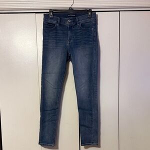 Express High-Rise Women's Dark Blue Skinny Jeans